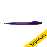 Offre: 12x Pentel Sign S520 feutre à pointe fine (0,8 mm) - violet