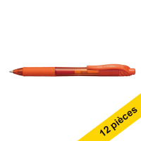 Offre : 12x Pentel Energel BL107 stylo roller - orange