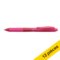 Offre : 12x Pentel Energel BL107 stylo roller - rose