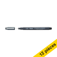 Offre : 12x Pentel Pointliner S20P stylo-feutre pointe fine (0,05mm) - noir