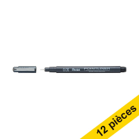 Pentel Offre : 12x Pentel Pointliner S20P stylo-feutre pointe fine (0,05mm) - noir  210299