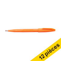 Offre : 12x Pentel Sign S520 feutre à pointe fine (0.8mm) - orange