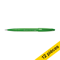 Offre : 12x Pentel Sign SES15C feutre pinceau - vert