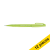 Offre : 12x Pentel Sign SES15C feutre pinceau - vert clair 210155 - 1