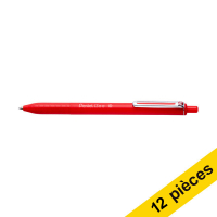 Pentel Offre : 12x Pentel iZee BX470 stylo à bille - rouge  210160