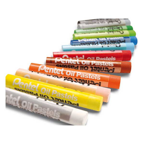 Pentel PHN4 pastels à l'huile (lot de 12) 246437 - 2