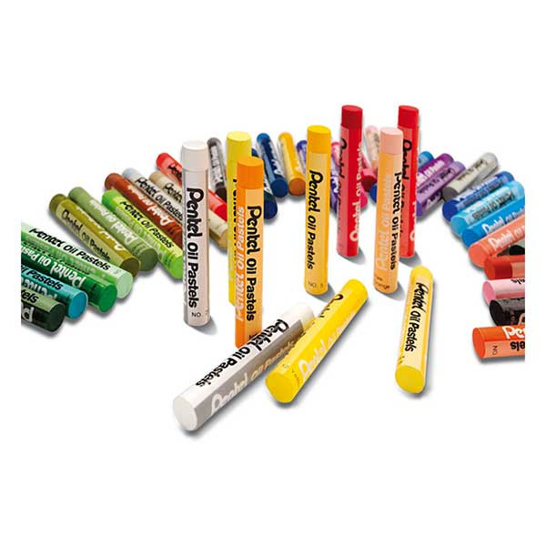 Pentel PHN4 pastels à l'huile (lot de 50) 013844 246441 - 2