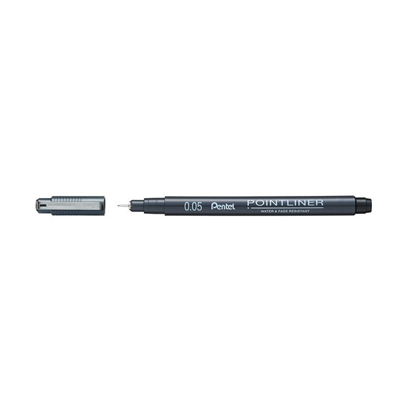 Pentel Pointliner S20P stylo-feutre pointe fine (0,05 mm) - noir 018114 210298 - 1