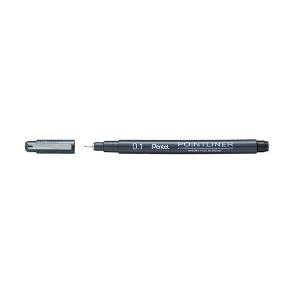Pentel Pointliner S20P stylo-feutre pointe fine (0,1 mm) - noir 018127 210300 - 1