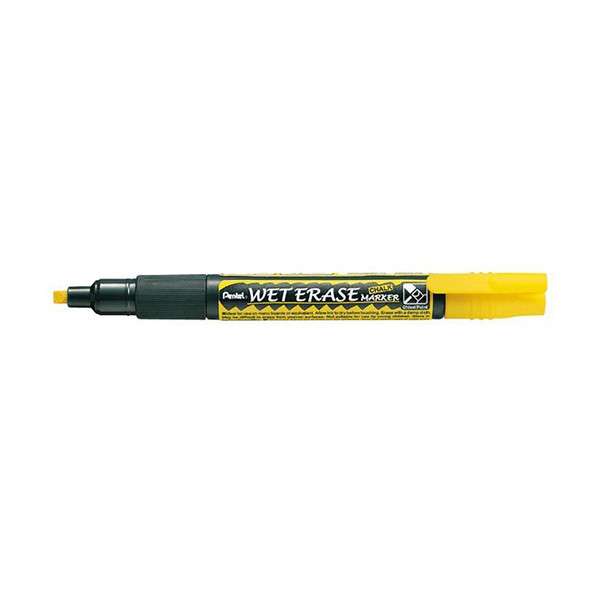 Pentel SMW26 marqueur craie (1,5 - 4,0 mm biseauté) - jaune 011715 210245 - 1