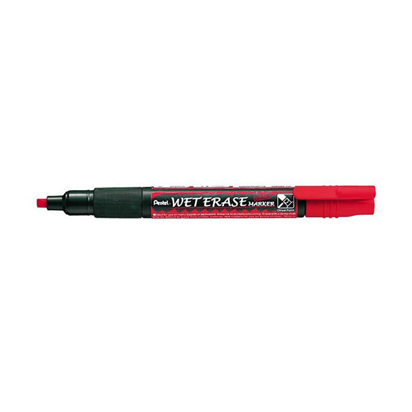 Pentel SMW26 marqueur craie (1,5 - 4,0 mm biseauté) - rouge 011687 210239 - 1