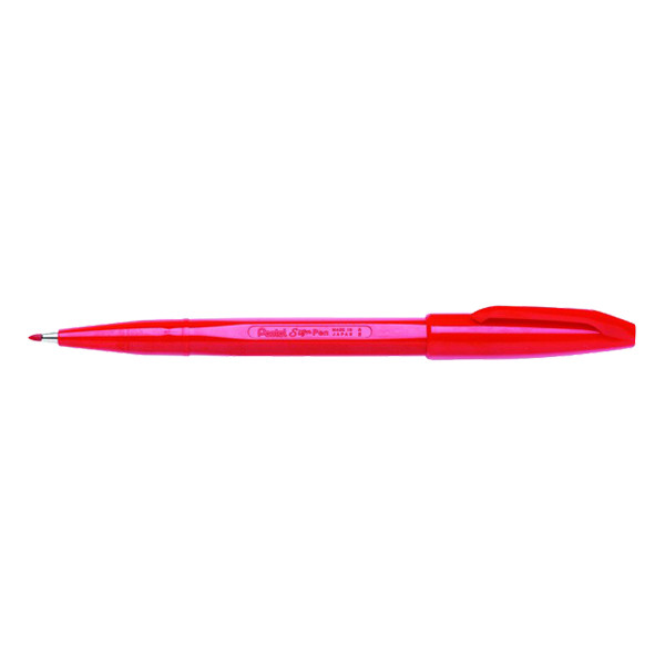 Pentel Sign S520 feutre à pointe fine (0,8 mm) - rouge S520-B 210078 - 1