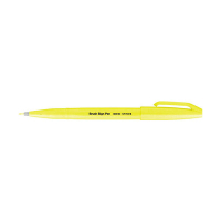 Pentel Sign SES15C feutre pinceau - jaune fluo 494610