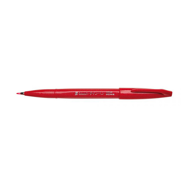 Pentel Sign SES15C feutre pinceau - rouge SES15C-B 210094 - 1