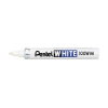 Pentel X100W marqueur peinture industrielle (3,9 mm ogive) - blanc