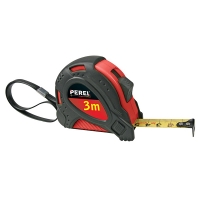 Perel mètre ruban boîtier en caoutchouc (3 mètres) HRUT3PRO 400600