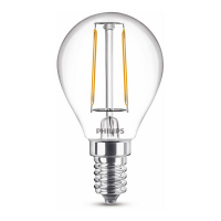 Philips E14 ampoule LED à filament sphérique 2W (25W) - blanc chaud 929001238695 LPH02394