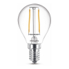 Philips E14 ampoule LED à filament sphérique 2W (25W) - blanc chaud