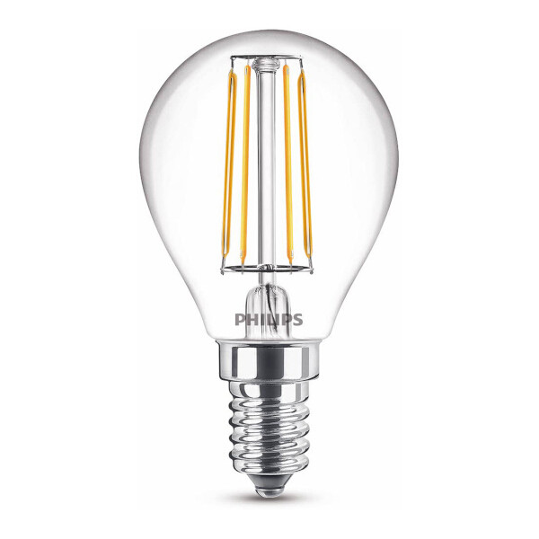 Philips E14 ampoule LED à filament sphérique 4,3W (40W) - blanc chaud 929001890455 LPH02396 - 1
