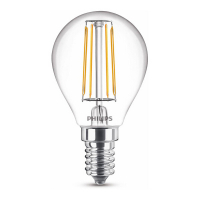 Philips E14 ampoule LED à filament sphérique 4,3W (40W) - blanc chaud 929001890455 LPH02396