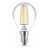 Philips E14 ampoule LED à filament sphérique 4,3W (40W) - blanc chaud