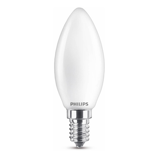 Philips E14 ampoule LED bougie mat blanc chaud 4.3W (40W) Philips