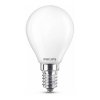 Philips E14 ampoule LED sphérique mat blanc chaud 2,2W (25W)