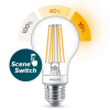 Philips E27 SceneSwitch ampoule LED poire 7,5W (60W)