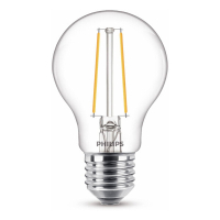 Philips E27 ampoule LED à filament poire 1,5W (15W) LPH02330