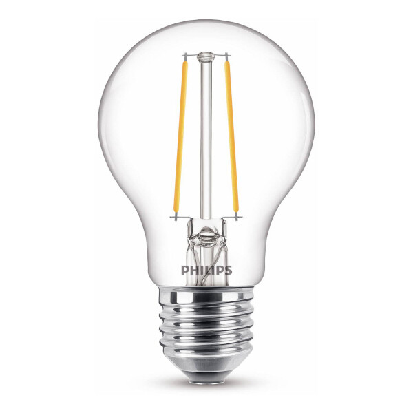Philips E27 ampoule LED à filament poire 2,2W (25W) - blanc chaud  LPH02332 - 1