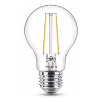 Philips E27 ampoule LED à filament poire 2,2W (25W) - blanc chaud  LPH02332