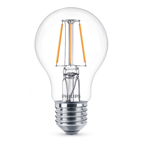 Philips E27 ampoule LED à filament poire 4,3W (40W) - blanc chaud  LPH02334 - 1