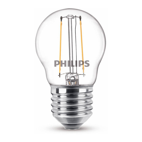 Philips E27 ampoule LED à filament sphérique 2W (25W) - blanc chaud 929001238755 LPH02370 - 1