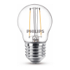 Philips E27 ampoule LED à filament sphérique 2W (25W) - blanc chaud
