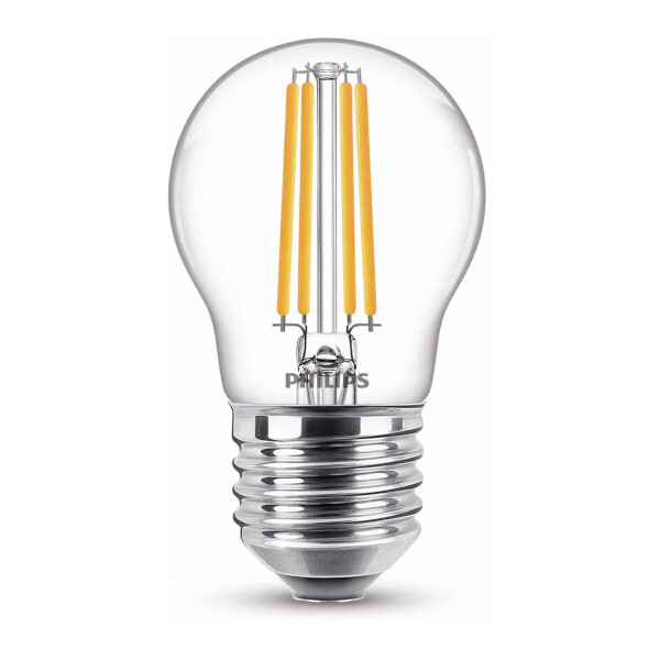 Philips E27 ampoule LED à filament sphérique 6,5W (60W) 929002029055 LPH02374 - 1
