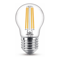 Philips E27 ampoule LED à filament sphérique 6,5W (60W) 929002029055 LPH02374