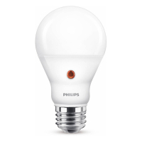Philips E27 ampoule LED poire mat capteur de jour/nuit 7,5W (60W) LPH02348