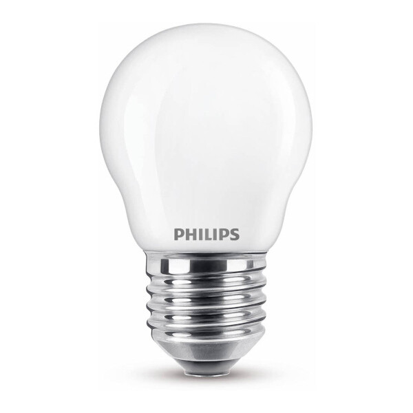 Philips E27 ampoule LED sphérique mate 2,2W (25W) - blanc chaud 929001345655 LPH02352 - 1