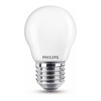 Philips E27 ampoule LED sphérique mate 4,3W (40W) LPH02362