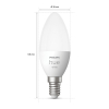 Philips Hue E14 ampoule intelligente Zigbee (2 pièces) - blanc LPH02722 - 3