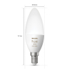 Philips Hue E14 ampoule intelligente bougie C39 RGB Zigbee (2 pièces) LPH02701 - 3