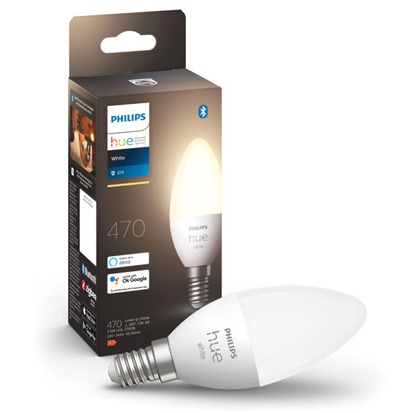 Philips Hue E14 ampoule intelligente bougie C39 Zigbee - blanc LPH02721 - 1