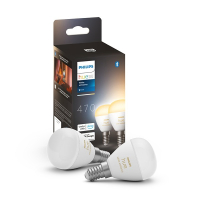 Philips Hue E14 ampoule intelligente sphérique P45 Zigbee (2 pièces) LPH03366