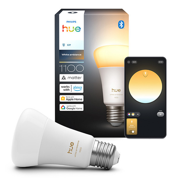Philips Hue E27 ampoule intelligente Zigbee - blanc LPH04278 - 1