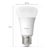Philips Hue E27 ampoule intelligente Zigbee - blanc LPH04274 - 2