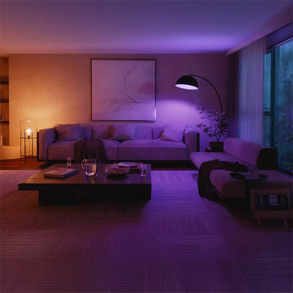 Philips Hue E27 ampoule intelligente Zigbee - lumière blanche et RGB réglables LPH04282 - 5