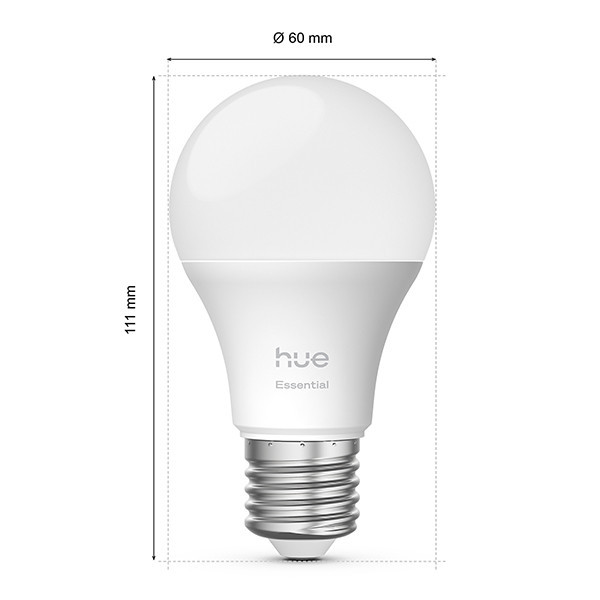 Philips Hue Essential E27 ampoule intelligente RGB Zigbee (3 pièces) LPH04291 - 2
