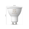 Philips Hue GU10 ampoule intelligente PAR16 Zigbee - blanc LPH03695 - 3