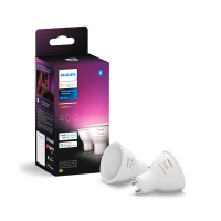 Philips Hue GU10 ampoule intelligente PAR16 Zigbee (2 pièces) - blanc LPH03696