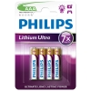 Philips Lithium Ultra FR03 Mignon AAA pile 4 pièces